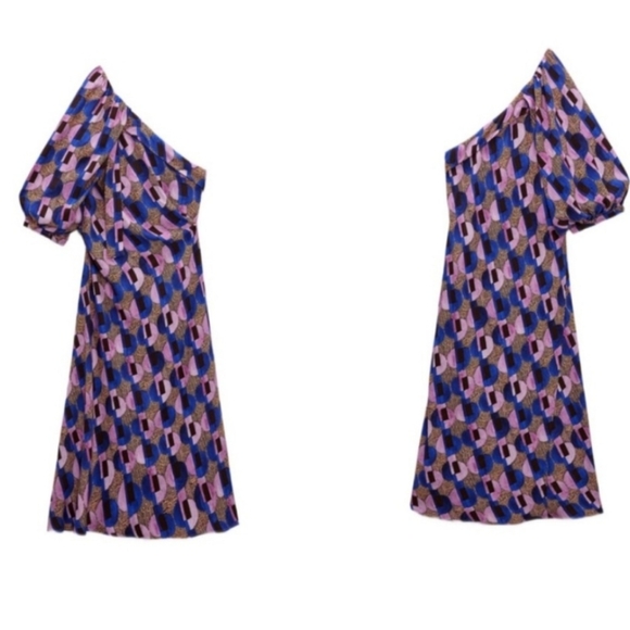 ZARA LIMITED EDITIONASYMMETRIC DRESS - Picture 4 of 12